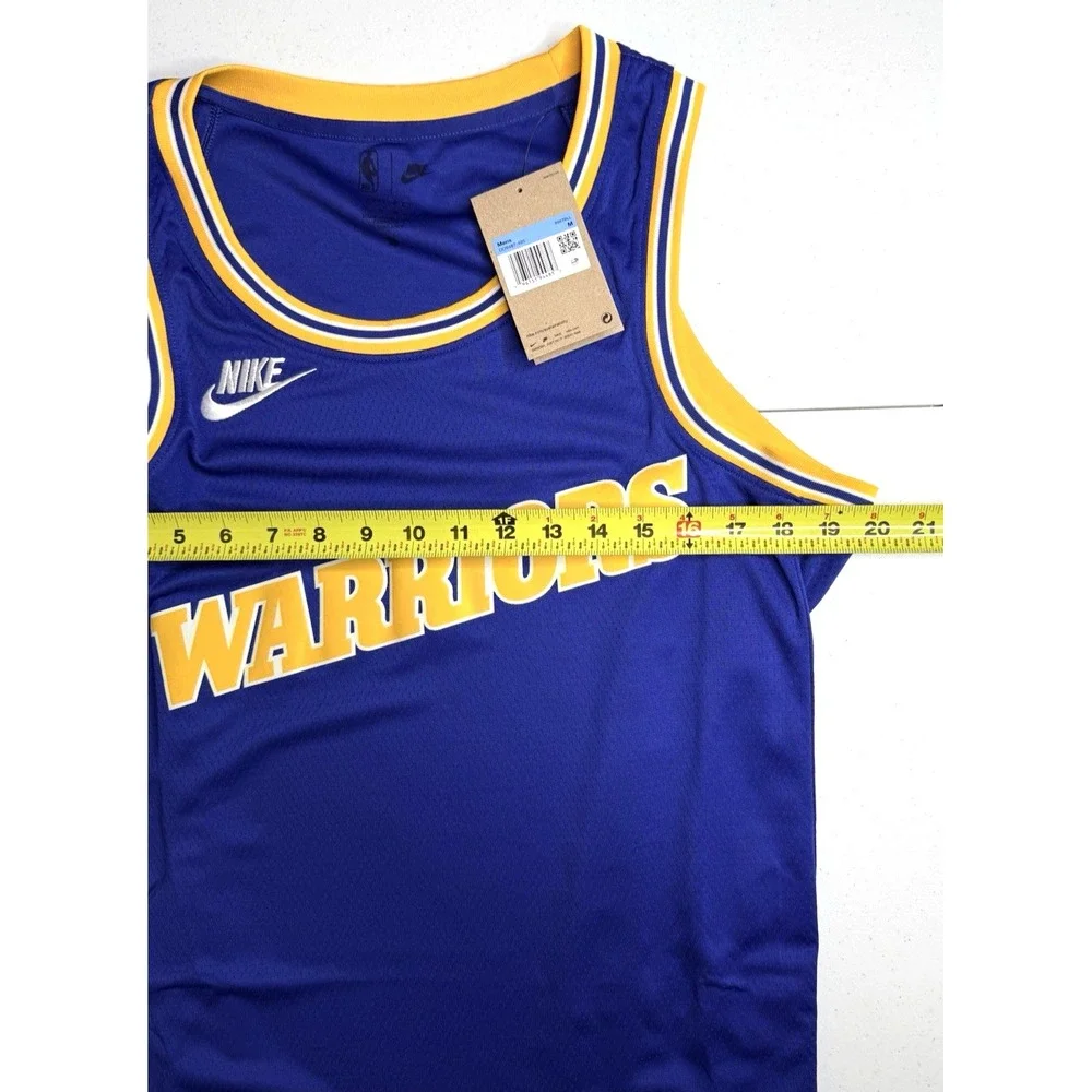Nike Golden State Warriors HWC Nights Dri-FIT Jersey Mens M Blue NWT NBA -3765